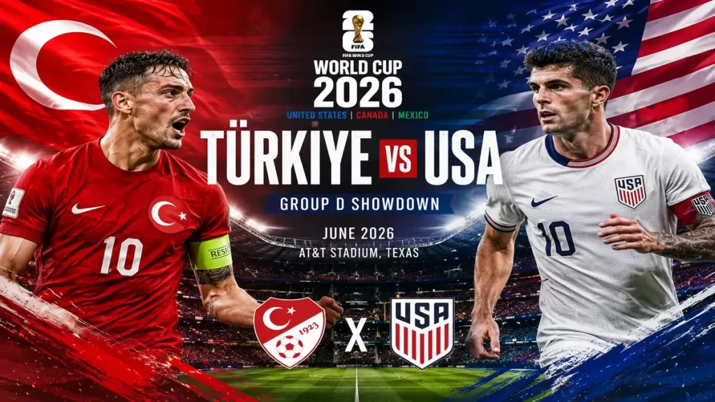 Türkiye vs USA FIFA World Cup 2026