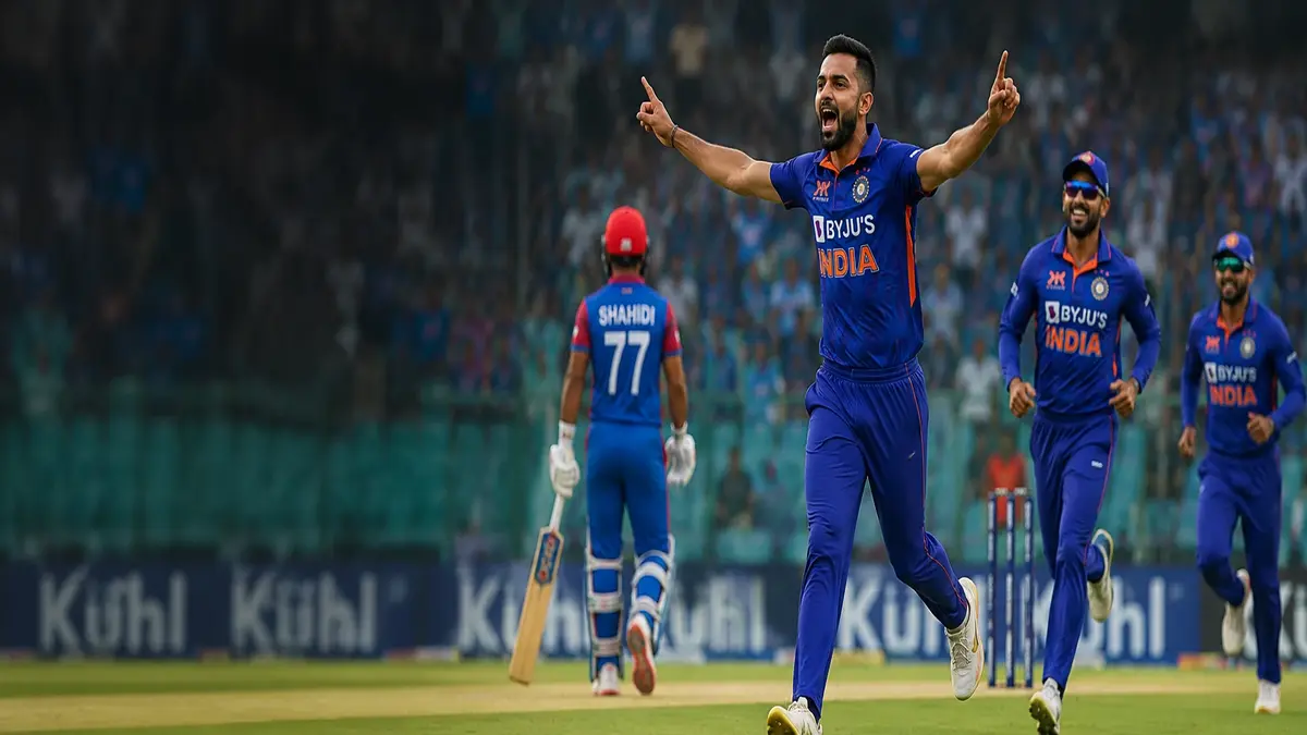 AFG vs IND 3rd ODI Chennai, Prasidh Krishna and Hashmatullah Shahidi